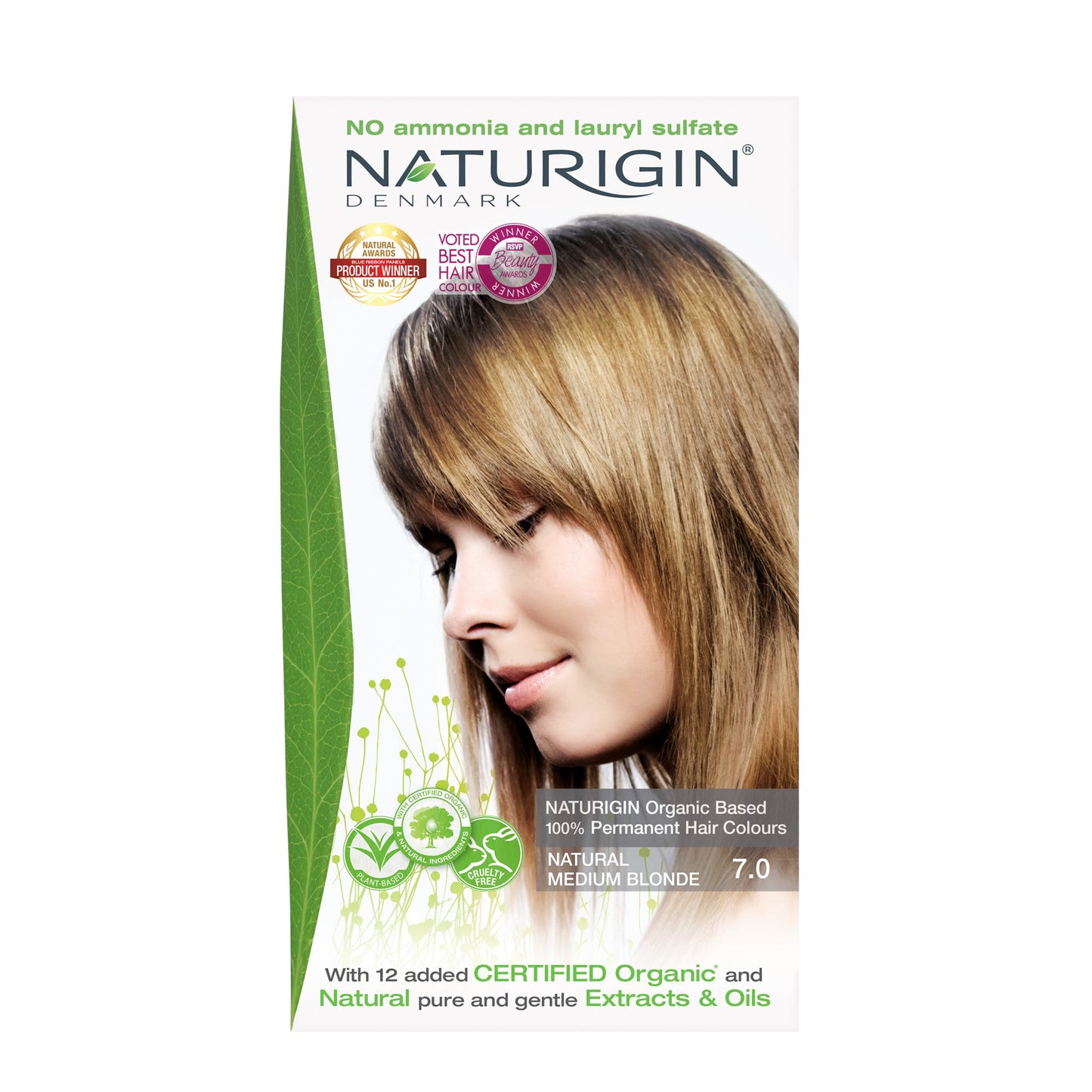 Medium Blonde 7.0 Permanent Hair Colour