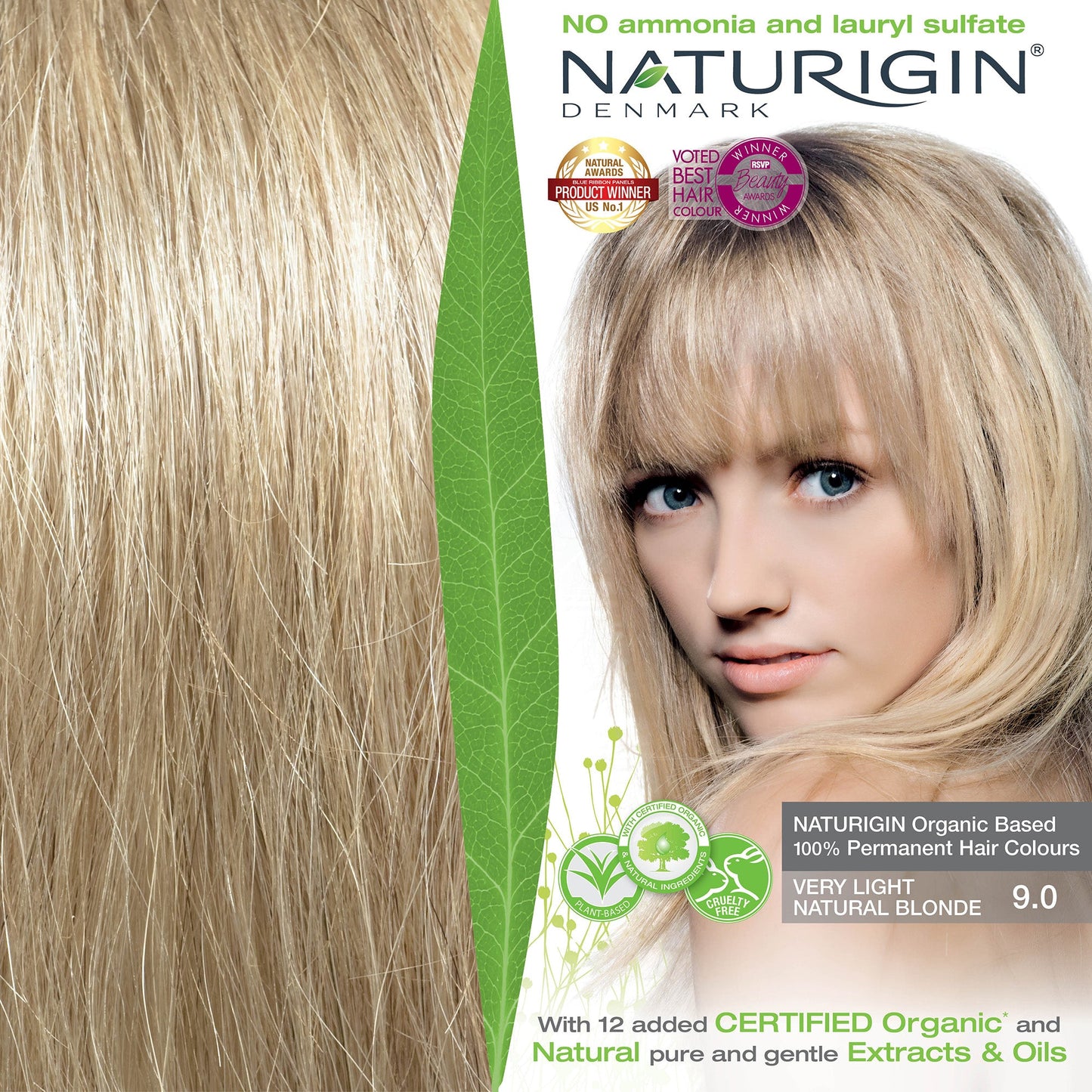 Light Blonde 9.0 Permanent Hair Colour